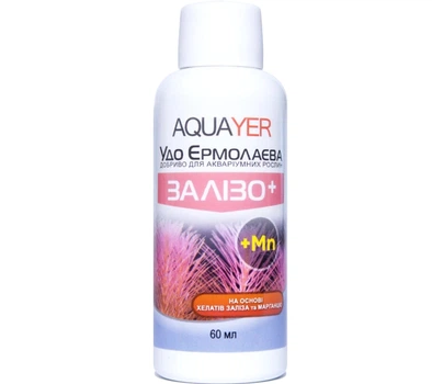 Добриво для акваримних рослин Aquayer Залізо+, 60 мл