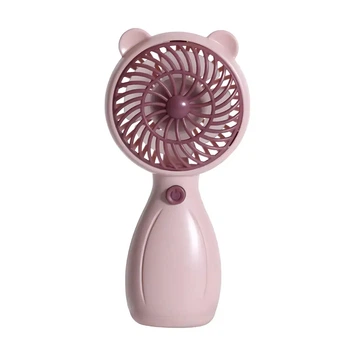 Портативний ручний вентилятор Handy Mini Fan JX-998 на акумуляторі з ручкою міні вітродуйка 2,5Вт Pink
