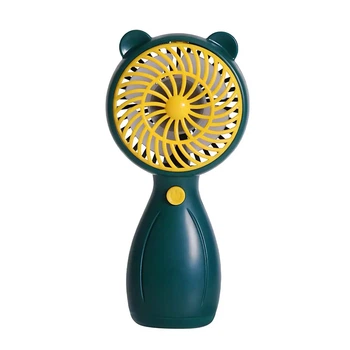 Портативний ручний вентилятор Handy Mini Fan JX-998 на акумуляторі з ручкою міні ветродуйка 2,5Вт Зелений