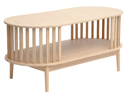 Stolik kawowy HOMLA LEMN drewniany 100 x 48 x 45 cm (5904183869339)