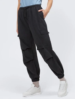 Spodnie cargo damskie Reebok Wde Cargo Pant 100205878 2XS Czarne (1200143852248)
