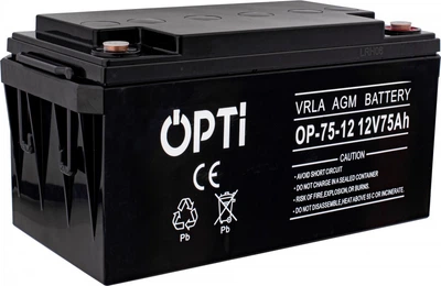 Акумуляторна батарея Volt Polska AGM OPTI 12V 75 Ah (6AKUV007AG)
