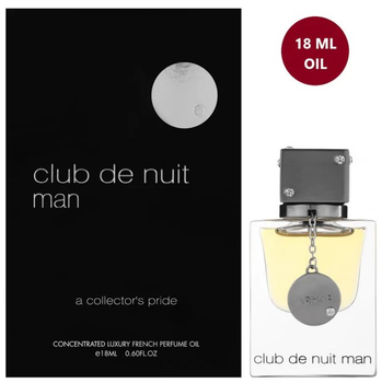 Парфумована олія для чоловіків Armaf Club De Nuit A Collector S Pride 18 мл (6294015164329)