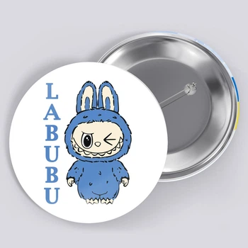 Закатный металлический значок с печатью "Labubu" №2 (27448)