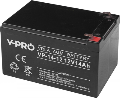 Akumulator Volt Polska AGM VPRO 12V 14 Ah (6AKUAGM014)
