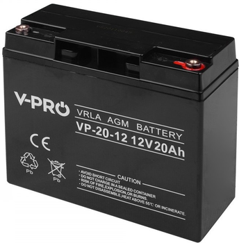 Akumulator Volt Polska AGM VPRO 12V 20 Ah (6AKUAGM020)