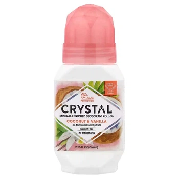 Дезодорант кульковий Crystal Кокос і ваніль без алюмінію 66 мл