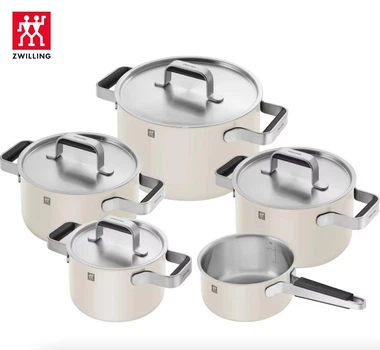 Zwilling Pure набор кастрюль 9 предметов слоновая кость 1028806