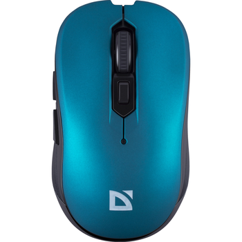 Мышь беспроводная Defender Gassa MM-105 1600 DPI, 6 бесшумных кнопок, питание 1 x AA Turquoise (52102)