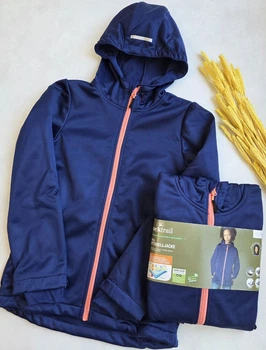 Детская куртка софтшел на флисе Rocktrail 158-164 см водонепроницаемая Softshell 925693