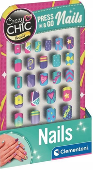 Zestaw do manicure Clementoni Crazy Chic Nails 18161 (8005125181612)