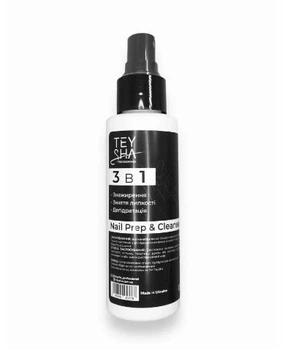 Знежирювач для нігтів Teysha Professional 3в1 Nail Prep & Cleanser 100 ml