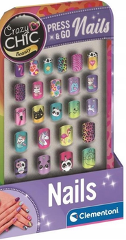 Zestaw do manicure Clementoni Crazy Chic Nails 18154 (8005125181544)