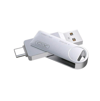 Флеш память (флешка) XO DK03 USB3.0+Type C 32GB Стальной