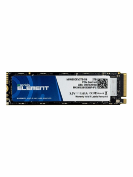SSD Диск Mushkin Element 2TB M.2 2280 NVMe PCIe Gen3 x4 (MKNSSDEV2TB-D8), Б/У