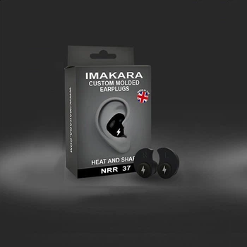 Беруши формируемые Custom Molded Earplugs, Black (12283)