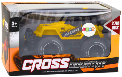 Auto zdalnie sterowane Lean Toys Samochód terenowy 1:18 Żółte (19172) (5905991017561)