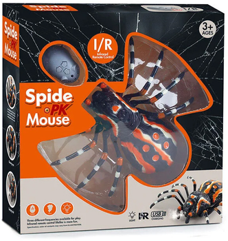 Pająk tarantula zdalnie sterowany Lean Toys Czarny (20524) (5905991028109)