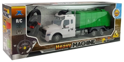 Śmieciarka zdalnie sterowana Lean Toys Heavy Machine Wielokolorowa (4623) (5907625583534)