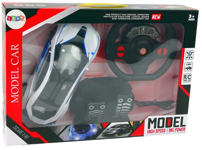 Auto zdalnie sterowane Lean Toys z pedałem gazu i hamulca (12751) (5905214977894)