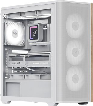 Корпус Aerocool D501A-G-WT-v2 (ACCM-DS01043.21) White