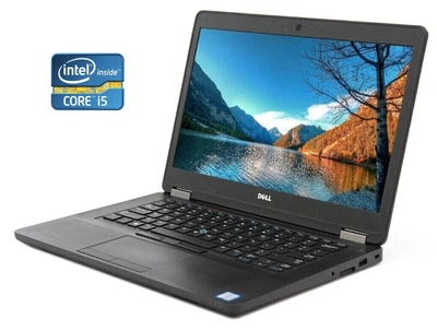 Ультрабук Б-класс Dell Latitude E5470 / 14" (1920x1080) TN / Intel Core i5-6300HQ (4 ядра по 2.3 - 3.2 GHz) / 8 GB DDR4 / 256 GB SSD / Intel HD Graphics 530 / WebCam / Win 11 б/у