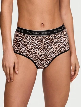 Трусики слипы женские хлопковые Victoria's Secret 26849668 XS Леопардовые (2126439778246)