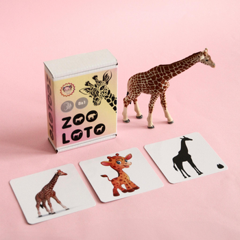 Настільна гра Zoia for Kids Лото ЗооЛото 8в1 (16 тварин)