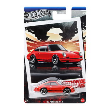 Тематическая Машинка Hot Wheels Porsche '67 Porsche 911 R Icons 1:64 JBY86 Red