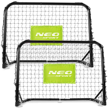 Bramka do piłki nożnej Neo Sport zestaw 2 sztuki 60 x 45 x 25 cm + pilka + pompka NS-461 (5903890617691)