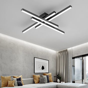 Люстра пристельова Hashtag Lamp Чорний LED (SDLC-00022)