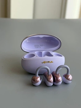 Бездротові Bluetooth навушники Joyful Ear Clip S18 лавандовий