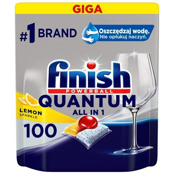 Пігулки для посудомийних машин FINISH Quantum 100 шт.