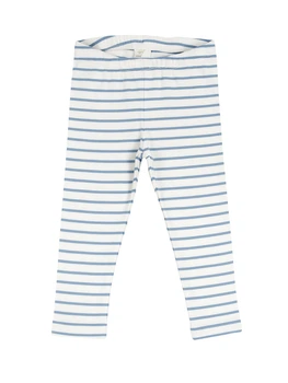 Легінси H&M 80см біло-блакитний смужка 24068696233