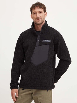 Толстовка Шерпа мужская Adidas Terrex Xploric Pile Fleece IW0231 M Черная (4067894660532)