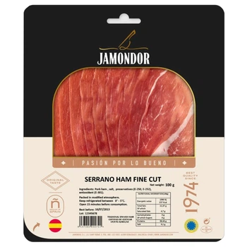 Нарізка Sliced Serrano Jamondor 14 міс. 100 г (18723440)