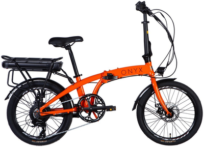 Велосипед з електроприводом 20" AL Dorozhnik eONYX DD FR рама-11" 36B 12.5А*г 500Вт оранжевий YS 7421 2025 (ELB-D-20-053)