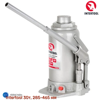 Домкрат гидравлический Intertool 30 т х 465 мм одноштоковый (GT0029)