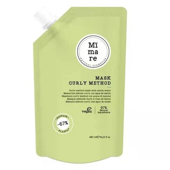 Маска для кучерявого волосся Mimare Curly Method зволоження, пружність локонів та захист від пухнастості, 480 мл
