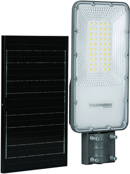 Lampa uliczna Germina GW-0113 z panelem słonecznym Scutum