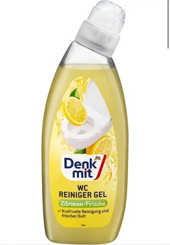 Гель для чищення унітазу Denkmit WC Reiniger Gel Zitronen-Frische з ароматом лимону 750 мл