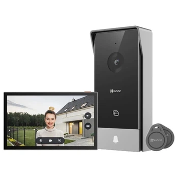 Комплект WIFI видеодомофона премиум Ezviz CS-HP5 + Брелоки RFID