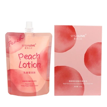 Йогуртовый лосьон для тела с экстрактом персика Sersanlove Peach Drunk Powder Embellish Yogurt Body Milk, 250г