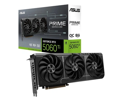Відеокарта ASUS GeForce RTX 5060 Ti Prime OC 8GB GDDR7 DLSS4 (PRIME-RTX5060TI-O8G) EU