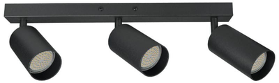 Lampa sufitowa Berge MC0340 3 x GU10 Black (5903657322288)