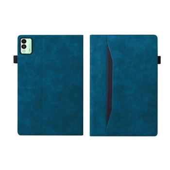 Чехол - книжка Leather Pocket Case для Tecno Megapad 11 blue