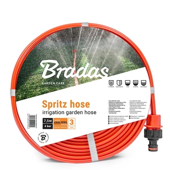 Шланг спринклерный 3-х канальный Bradas SPRITZ HOSE WSH15 15 м Красный