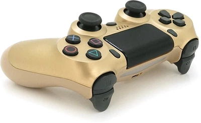 Бездротовий геймпад Brazzers для PS4 Wireless DUALSHOCK 4, роз'єм для навушників, LED light bar, Gold, 3.7V, 600mAh, Blister-box (YT35962)