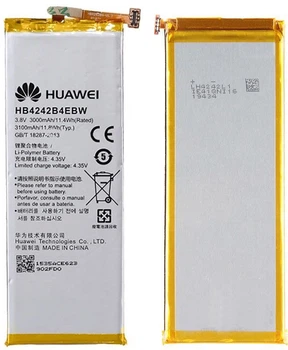 Аккумулятор для Huawei HB3543B4EBW Ascend P7 P7-L10 P7-L00 2530mAh Original PRC Китай (71153588)