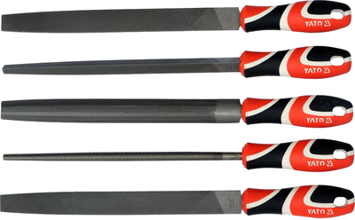 Zestaw pilników do metalu YATO 250 mm 5 szt. (YT-6238)